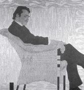 Egon Schiele Portrait of the painter hans massmann oil painting